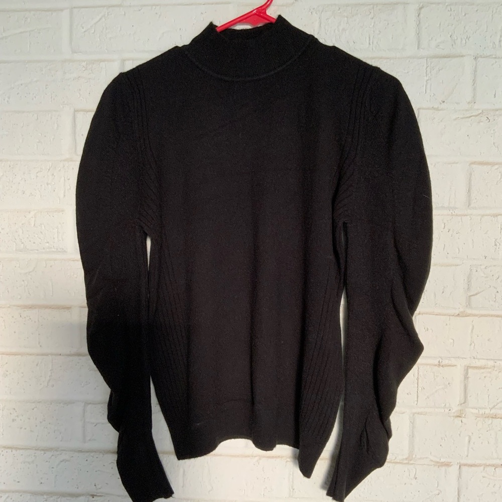 Joy Joy Black Turtleneck Sweater